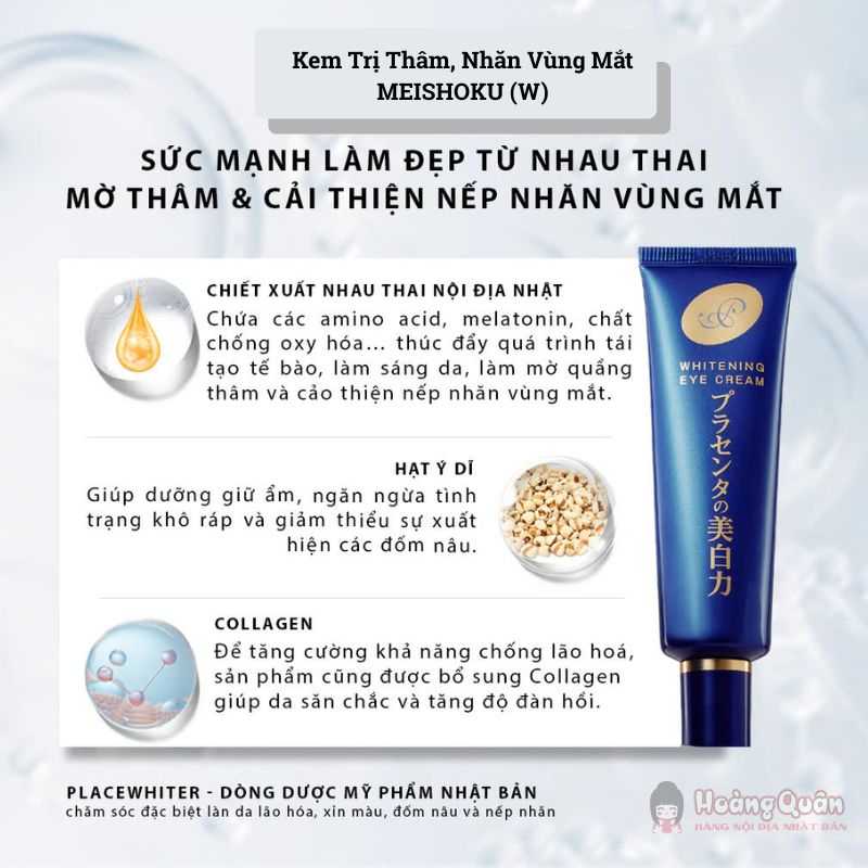 Kem trị thâm, nhăn vùng mắt MEISHOKU giá rẻ
