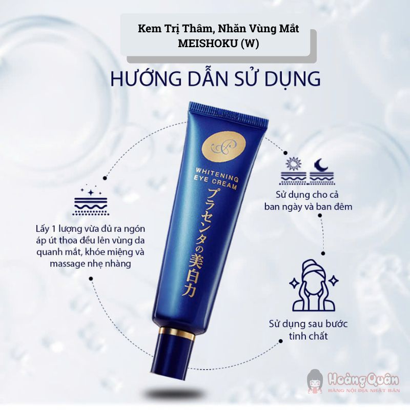 Kem trị thâm, nhăn vùng mắt MEISHOKU uy tín