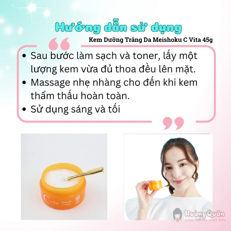 Kem dưỡng trắng da Meishoku C Vita 45g giá tốt