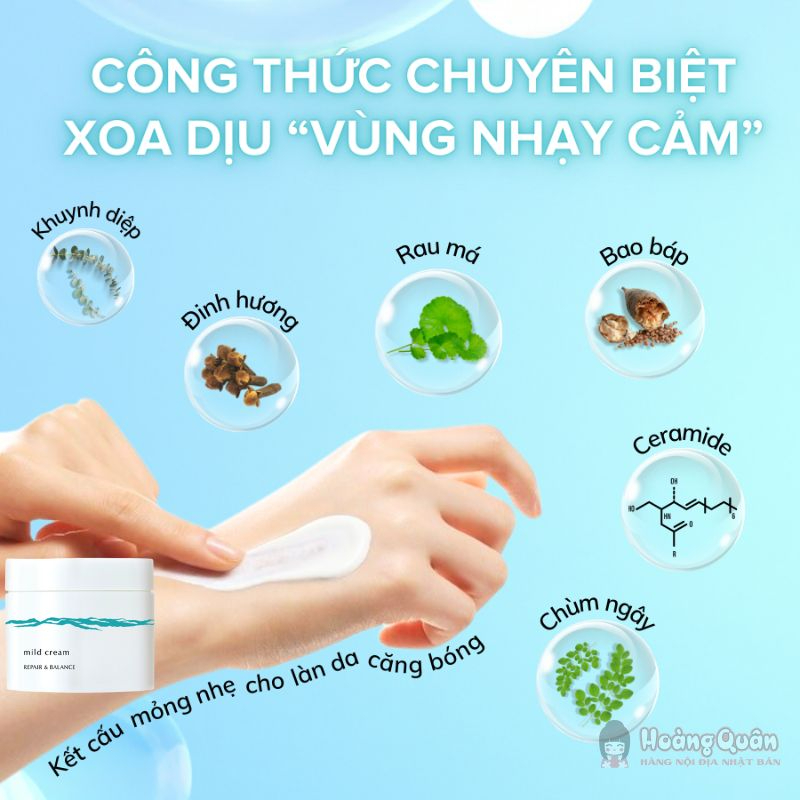Kem dưỡng Meishoku dịu nhẹ cho da nhạy cảm 45g giá tổt