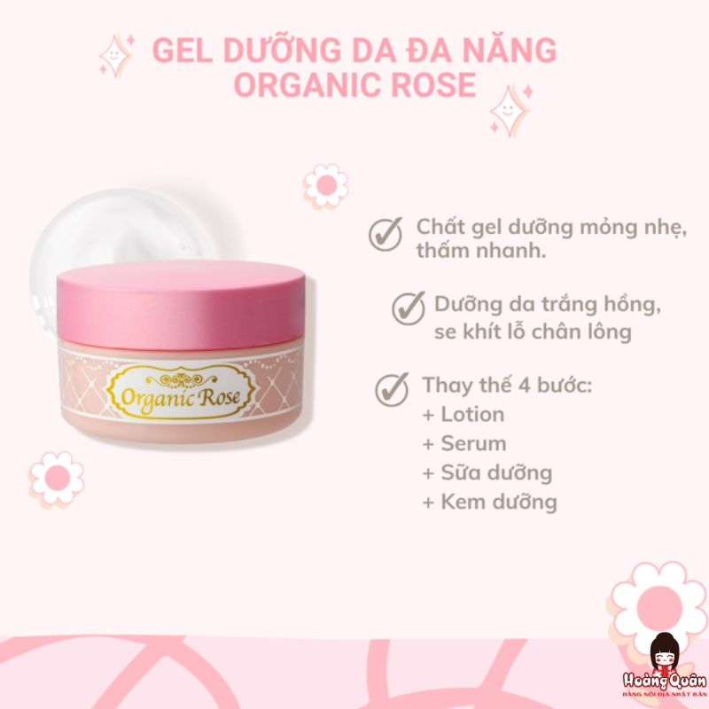 Gel dưỡng da Meishoku Organic Rose 90g giá rẻ