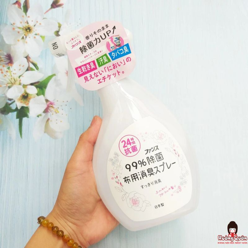 Xịt thơm & kháng khuẩn quần áo hương hoa Daiichi 380ml giá rẻ