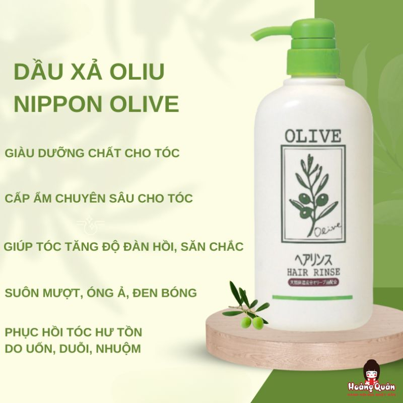 Dầu Xả Olive Natural Mind Hair Rinse 500ml