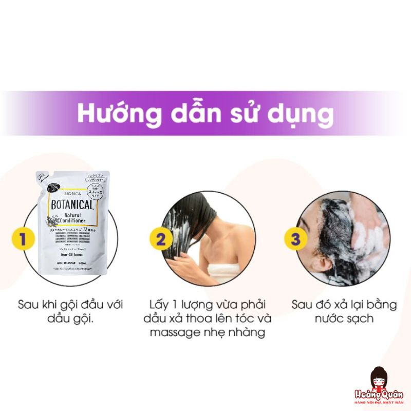 Dầu Xả Botanical Natural Non-Silicon Túi 400ml giá tốt
