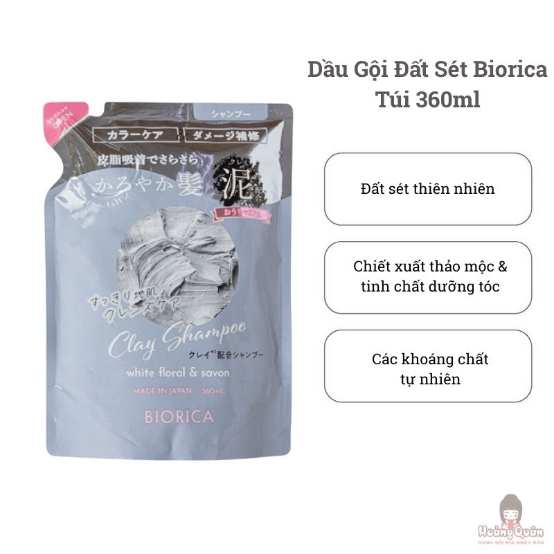 Dầu Gội Đất Sét Biorica Túi 360ml giá rẻ