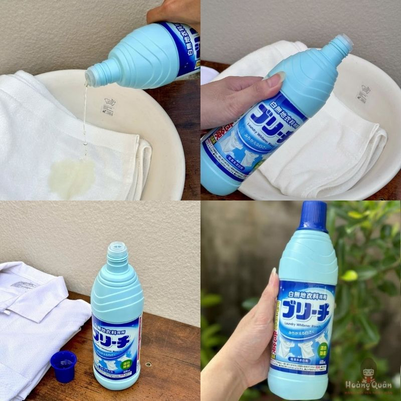 Nước Tẩy Trắng Quần Áo Mitsue Nhật Bản 600Ml
