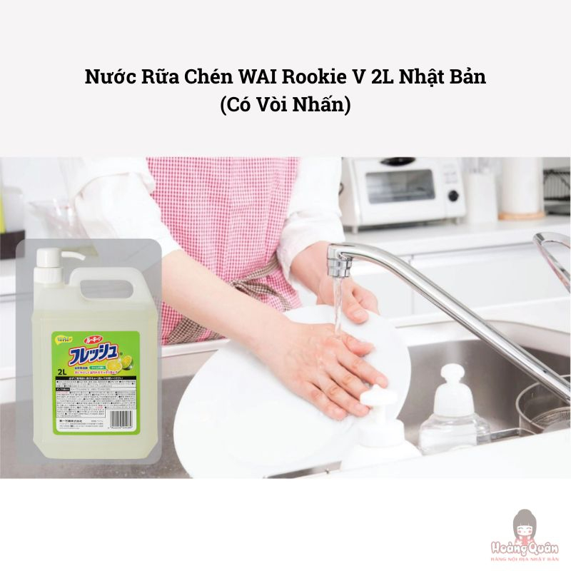 Nước Rửa Chén WAI Rookie V 2L