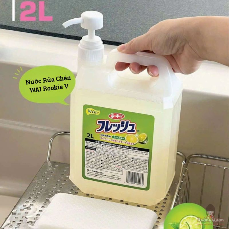 Nước Rửa Chén WAI Rookie V 2L giá rẻ