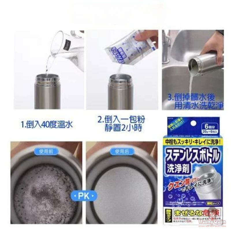 Hộp Khử Cặn Chai, Lọ, Cốc Inox Kokubo giá rẻ