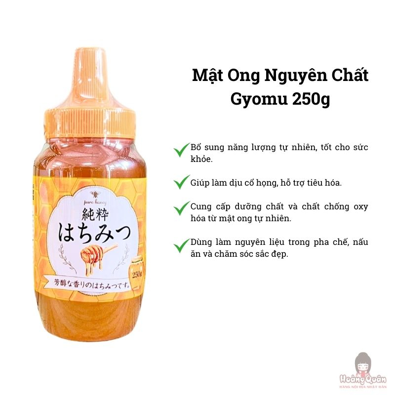 Mật Ong Nguyên Chất Gyomu 250g