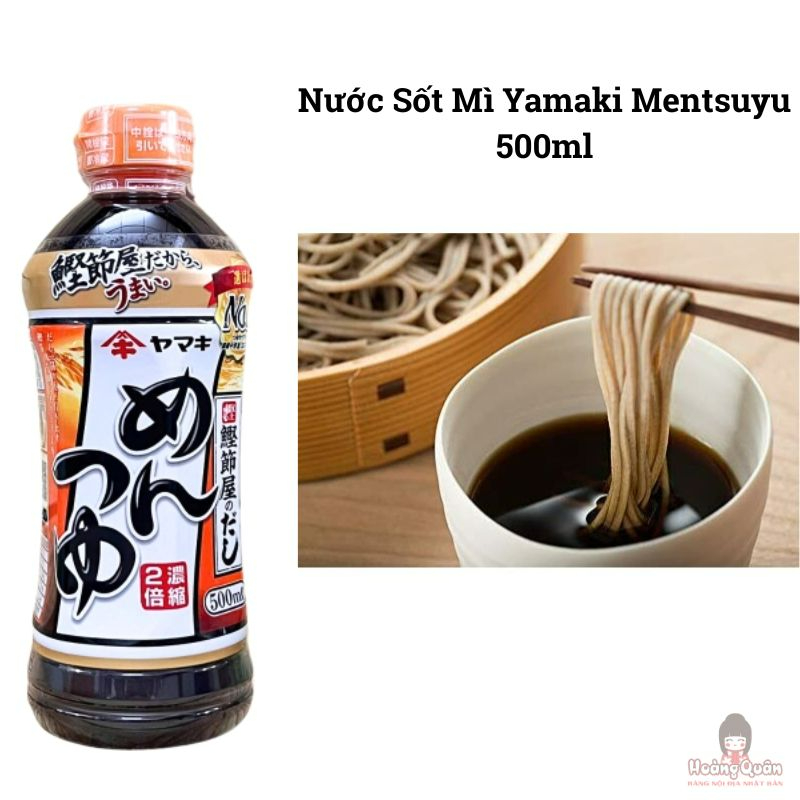 Nước Sốt Mì Yamaki Mentsuyu 500ml