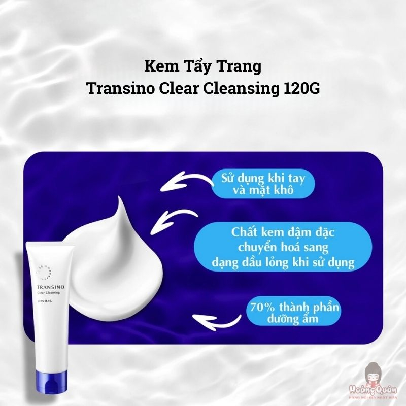 Kem Tẩy Trang Transino Clear Cleansing 120G giá tốt