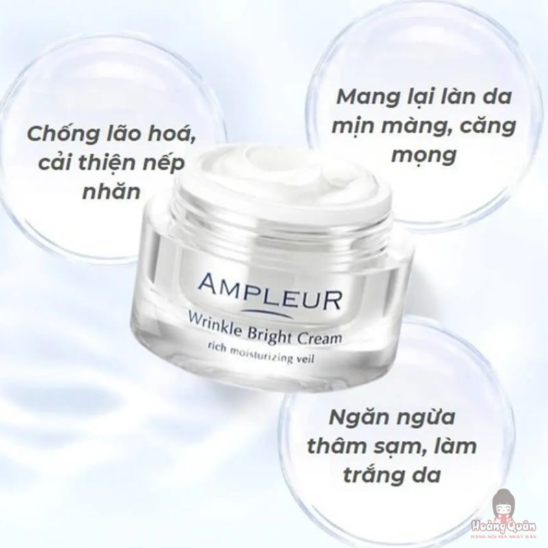 Kem Dưỡng Trắng Da Ampleur Wrinkle Bright 30g