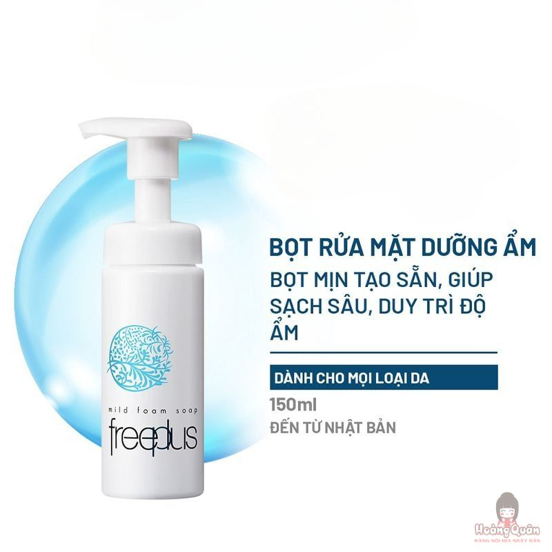 Sữa Rửa Mặt Dạng Bọt Freeplus Sạch Sâu Và Dưỡng Ẩm Da 150ml rẻ