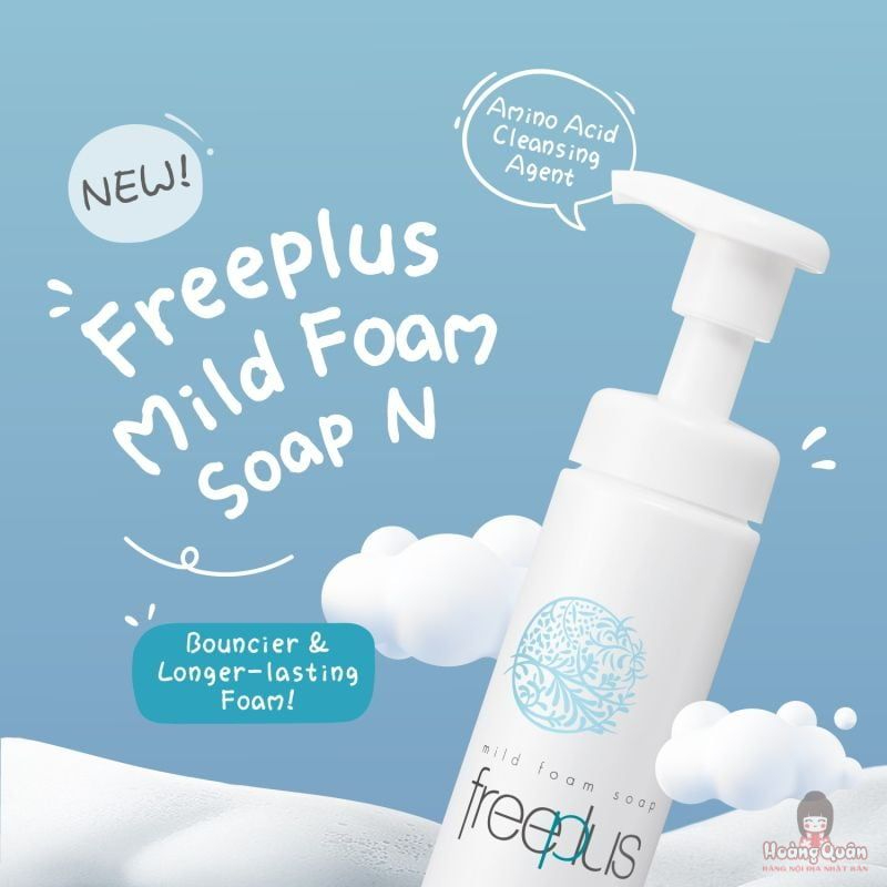 Sữa Rửa Mặt Dạng Bọt Freeplus Sạch Sâu Và Dưỡng Ẩm Da 150ml tốt