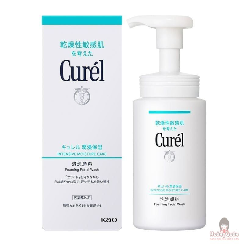 Sữa rửa mặt dạng bọt Curél cấp ẩm chuyên sâu giá rẻ
