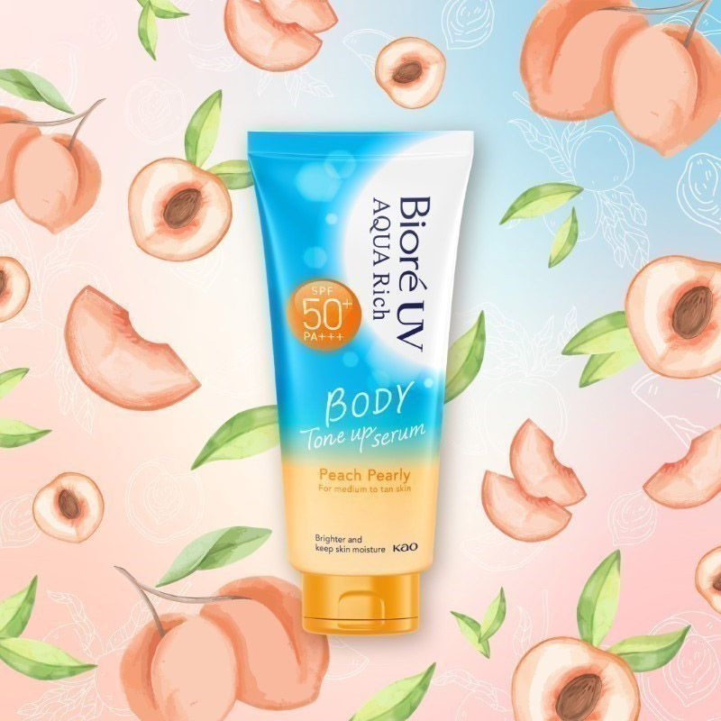 Serum chống nắng Tone Up Peach Biore UV Aqua Rich giá tốt