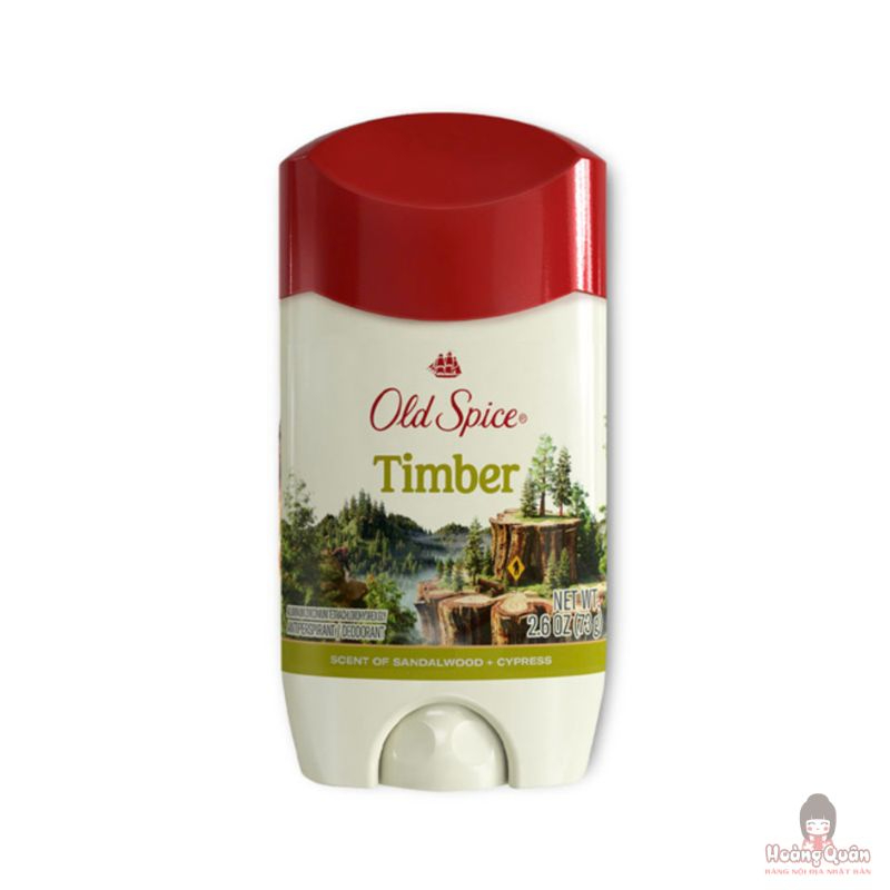 Sáp khử mùi Old Spice Timber hương gỗ đàn hương 73g