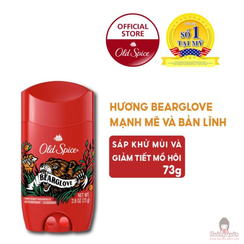 Sáp khử mùi Old Spice Bearglove 73g