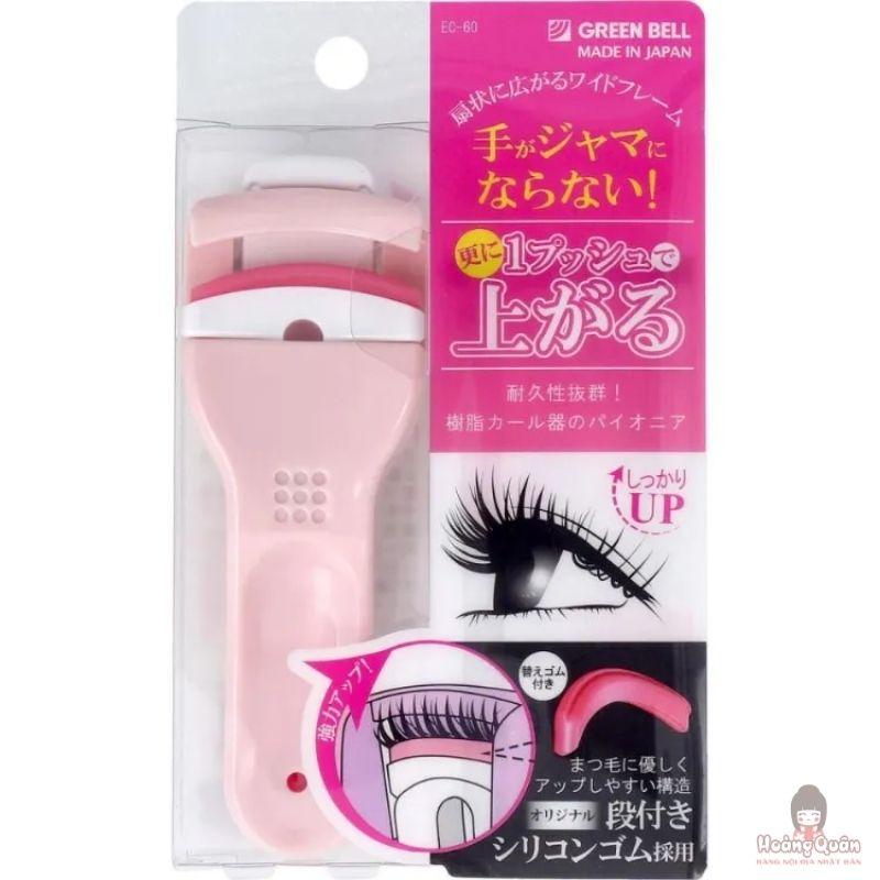 Uốn mi cong có tay cầm Green Bell Japan