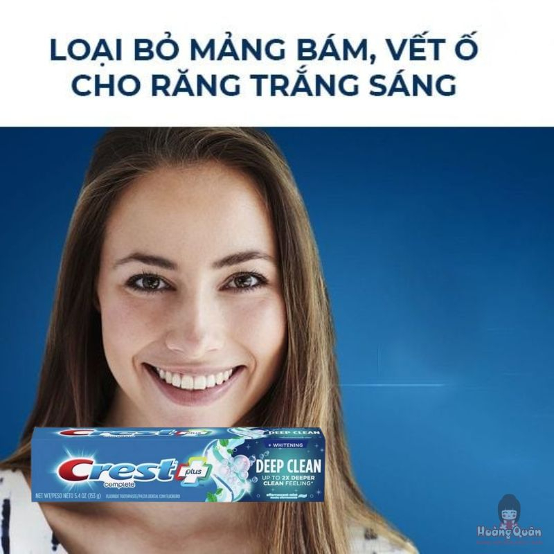 Kem đánh răng Crest Plus Complete Deep Clean 153g giá rẻ