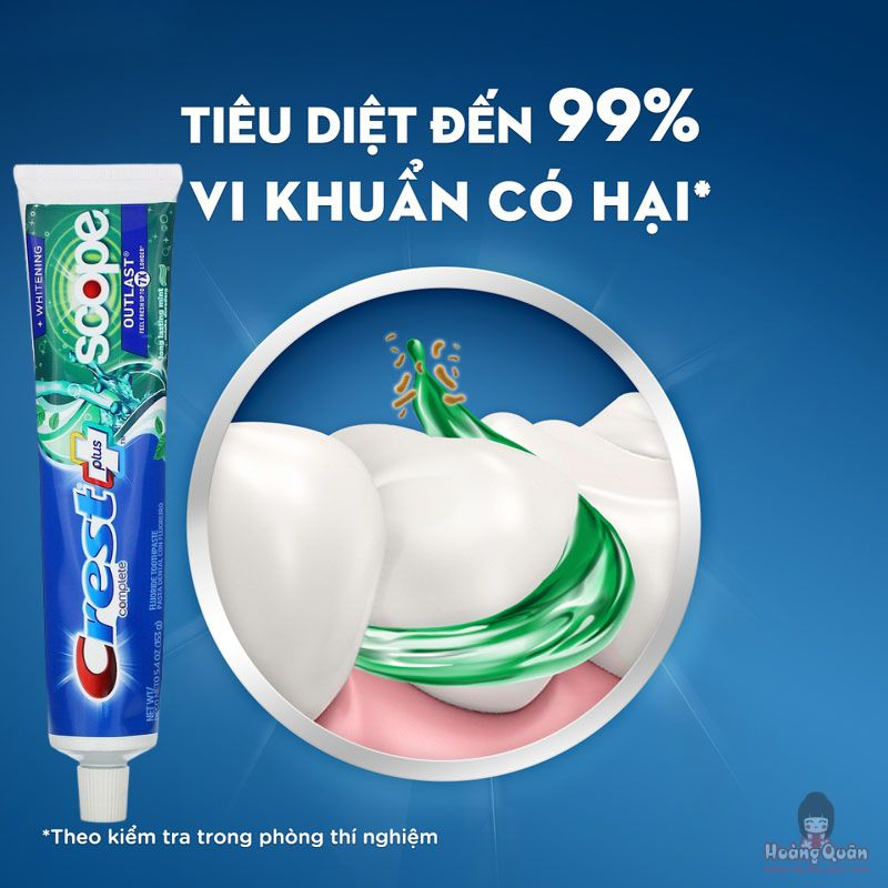 Kem đánh răng Crest Plus Complete Outlast 153g giá tốt