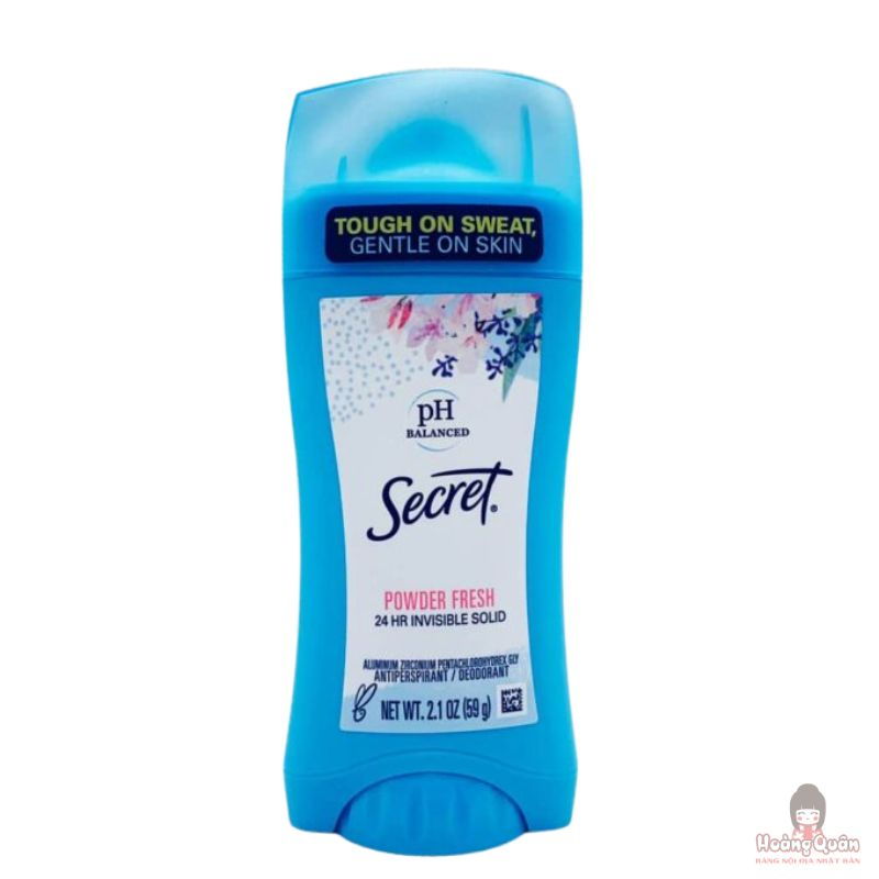 Sáp lăn khử mùi Secret PH Balanced Powder Fresh 59g