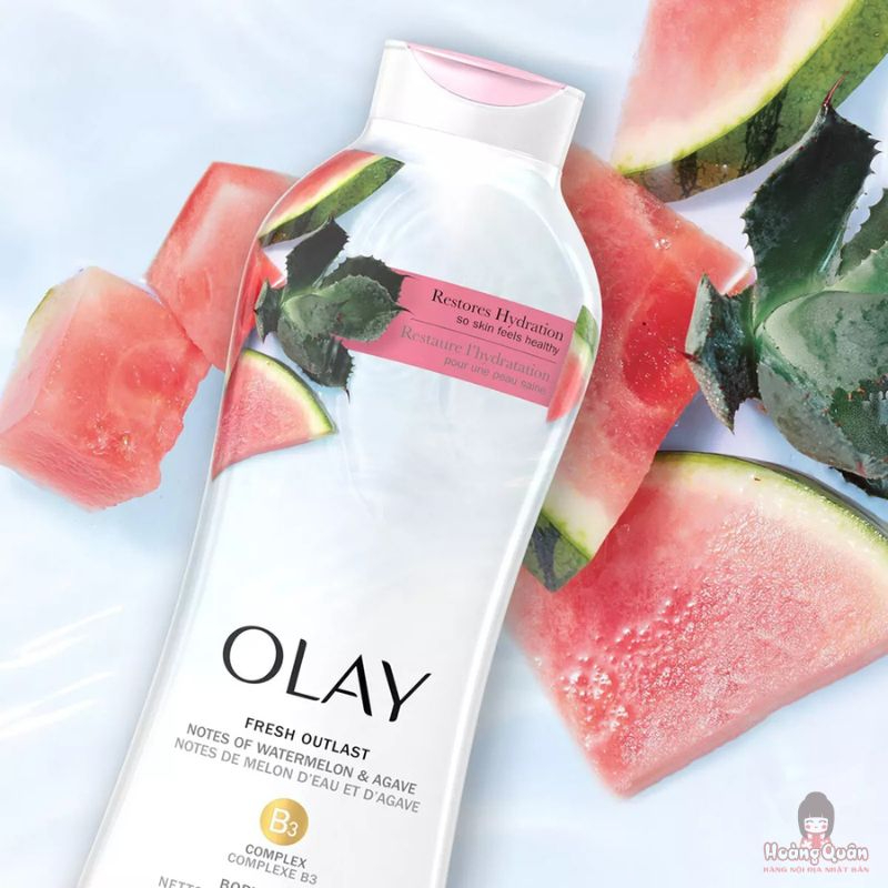 Sữa tắm Olay Fresh Outlast Watermelon & Agave Body Wash