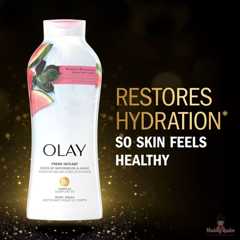 Sữa tắm Olay Fresh Outlast Watermelon & Agave Body Wash giá rẻ
