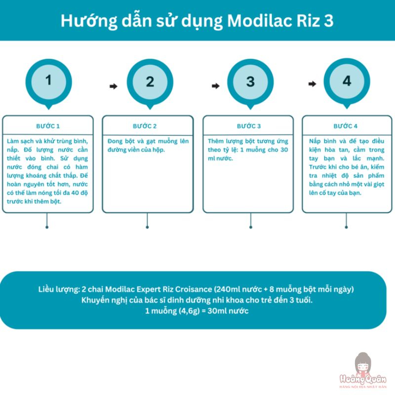Sữa Modilac Expert Riz 3 uy tín