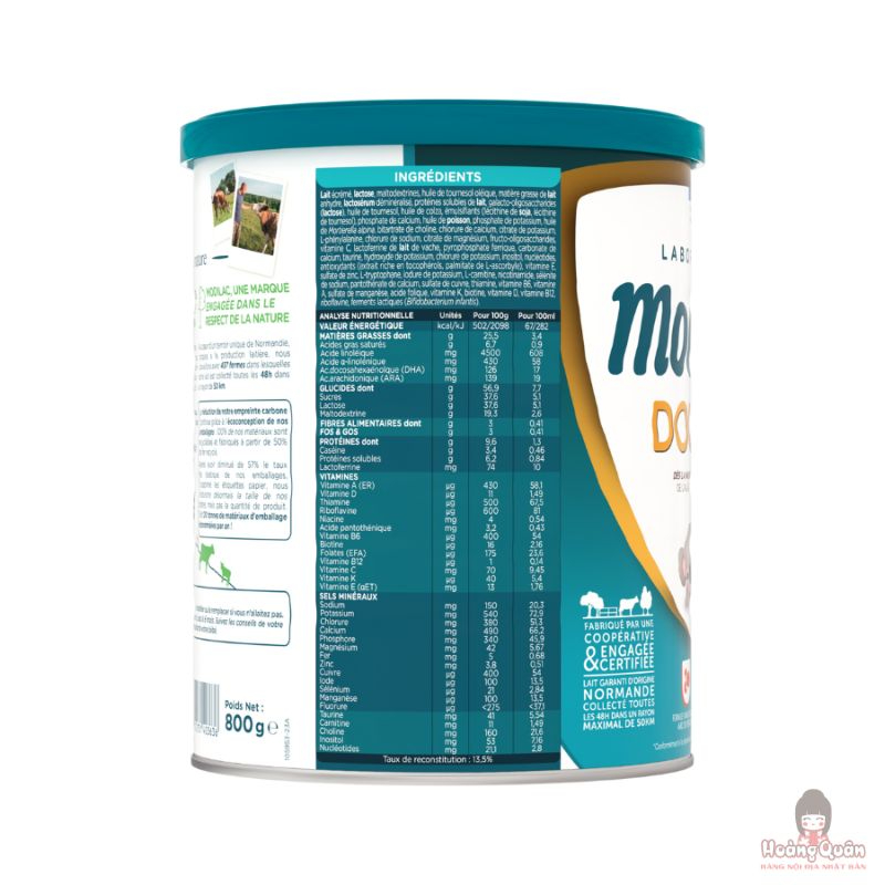 Sữa bột Modilac Doucéa 1 (0–6 tháng)