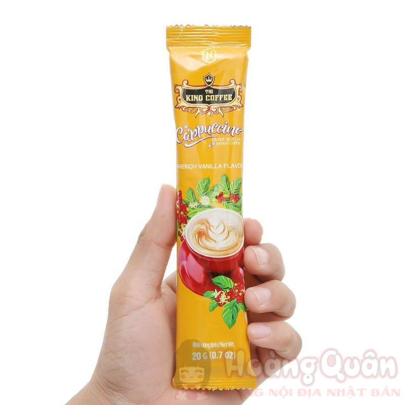 King Coffee Cappuccino Vị Vani Pháp 240g giá rẻ