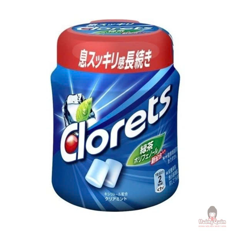 Kẹo cao su CLORETS hương bạc hà mát lạnh 140g