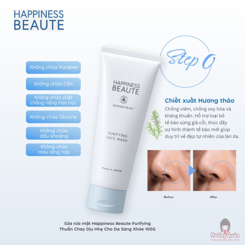 Sữa rửa mặt Beaute Happiness Momotani 100g giá tốt
