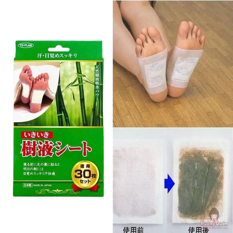 Miếng dán thải độc chân Toplan 30 miếng giá rẻ