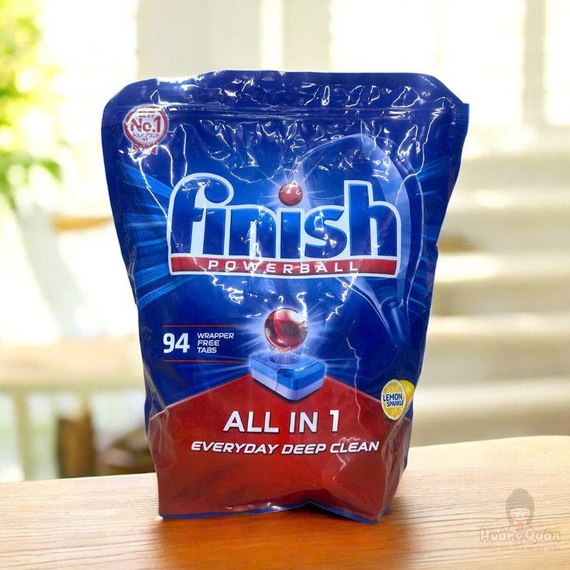 Viên rửa chén Finish 94 viên hương chanh giá tốt