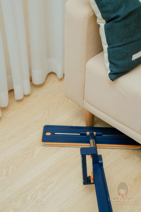 Cây lau nhà tự vắt chữ nhật Kaiyo xanh Navy uy tín