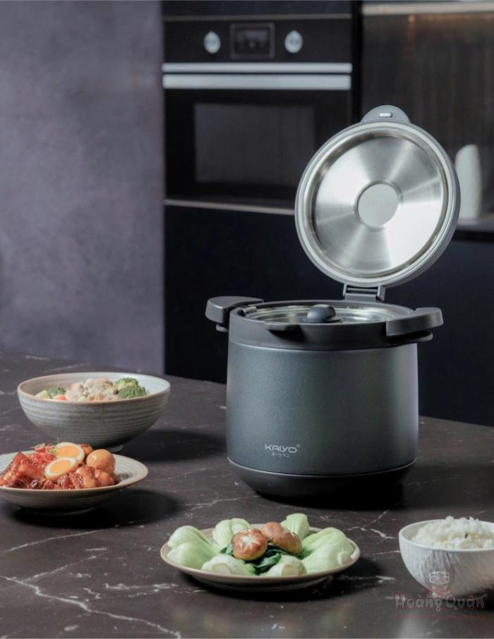 Nồi ủ chân không Kaiyo 3L màu ghi