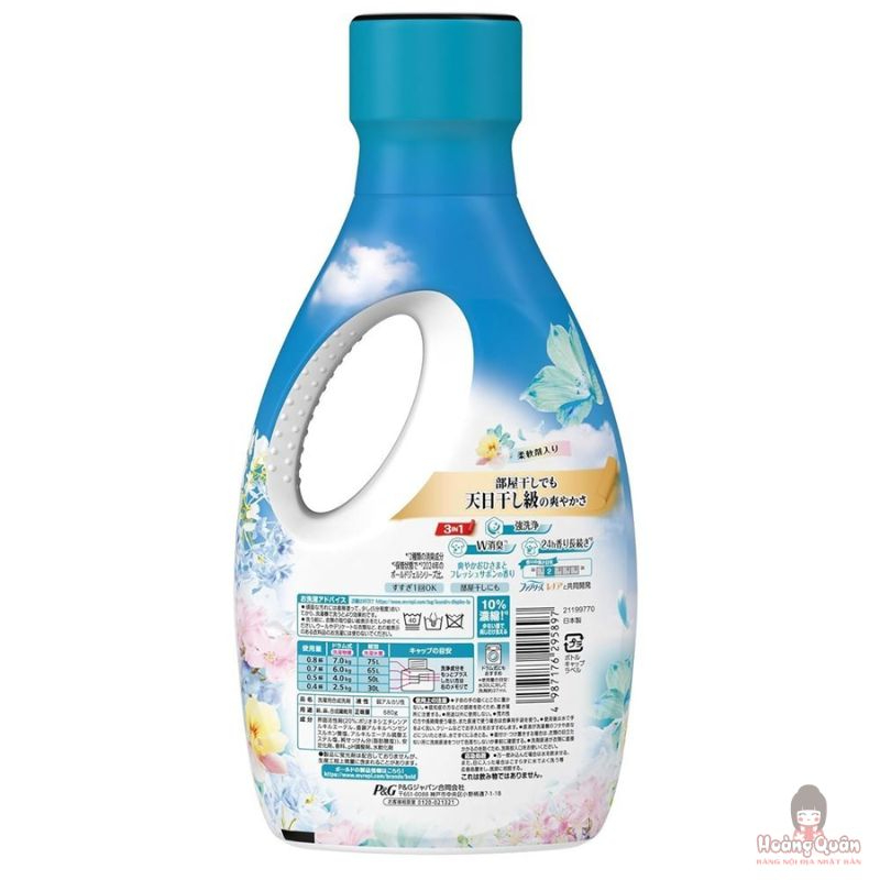 Nước giặt Bold hương hoa xà phòng tươi mát 680g﻿﻿ giá tốt