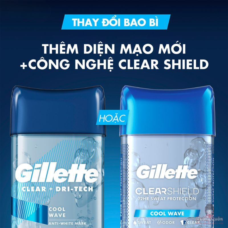 Gel khử mùi Gillette Clear Shield Arctic Ice 107Gr giá rẻ