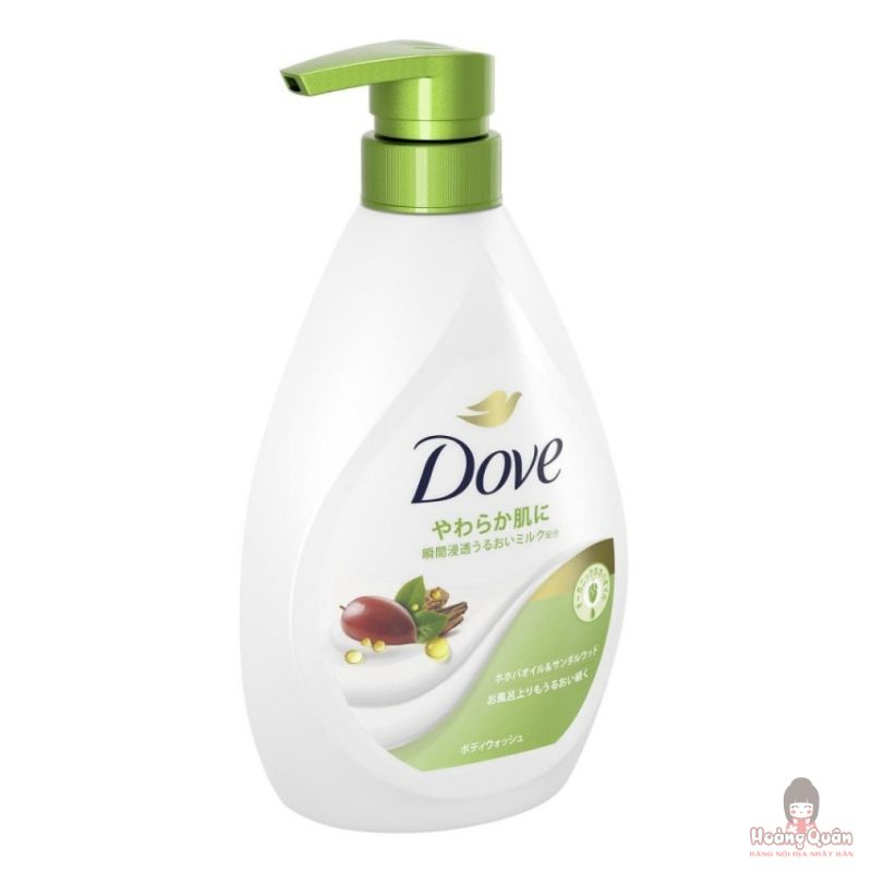Sữa tắm Dove dầu Jojoba & gỗ đàn hương 470g giá rẻ