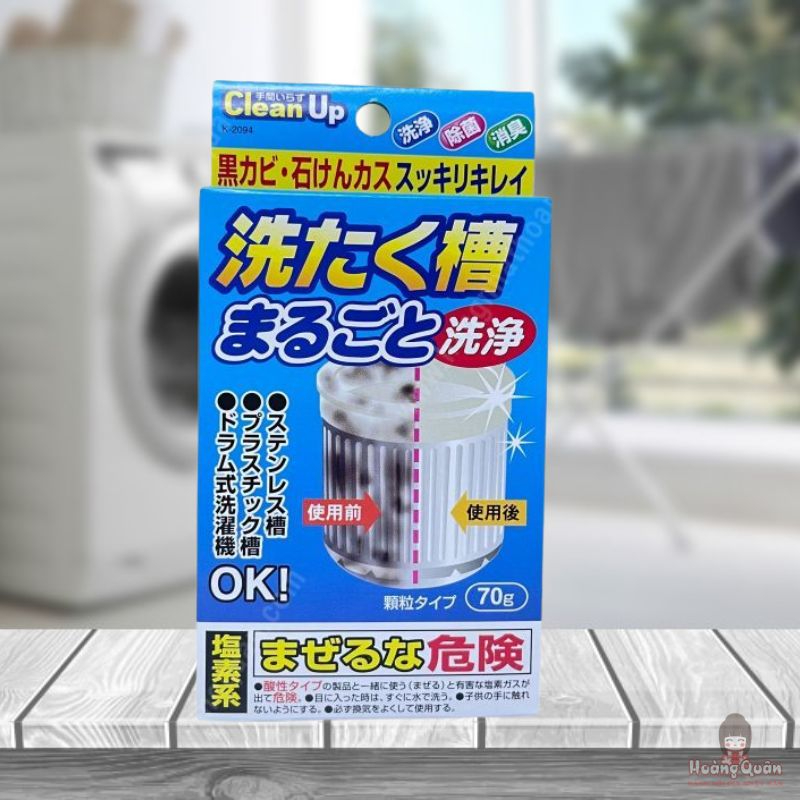 ​Bột tẩy vệ sinh lồng giặt CleanUp 70g giá tốt
