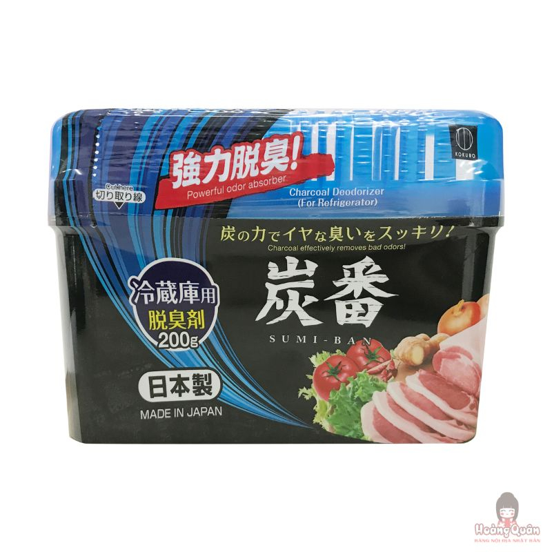 Sáp khử mùi tủ lạnh Kokubo JP than hoạt tính 200g