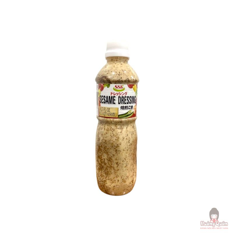Sốt mè Nhật Bản Sesame Dressing SSKFOODS Sanriku 490ml