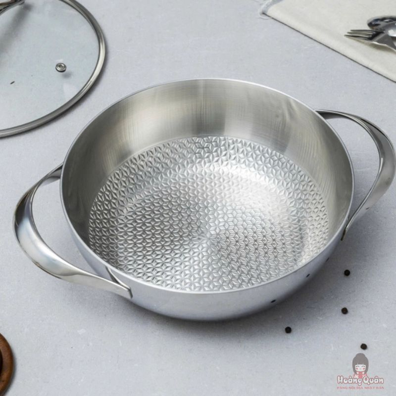 chảo đúc inox dập nổi Kaiyo 28cm giá rẻ