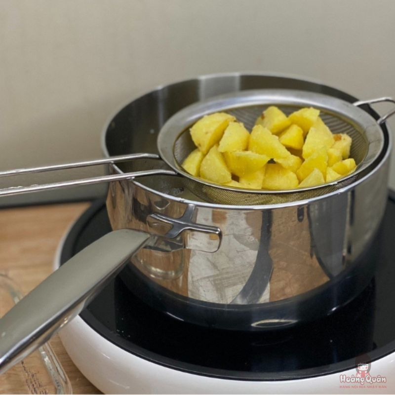 Quánh đúc Inox 3 lớp đáy liền Tri-Ply Kaiyo 18cm giá tốt