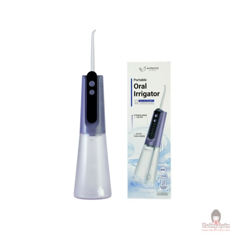 Máy tăm nước 5 chế độ thông minh Kaiyo màu ghi