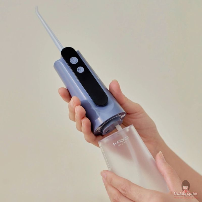 Máy tăm nước 5 chế độ thông minh Kaiyo màu ghi giá tốt