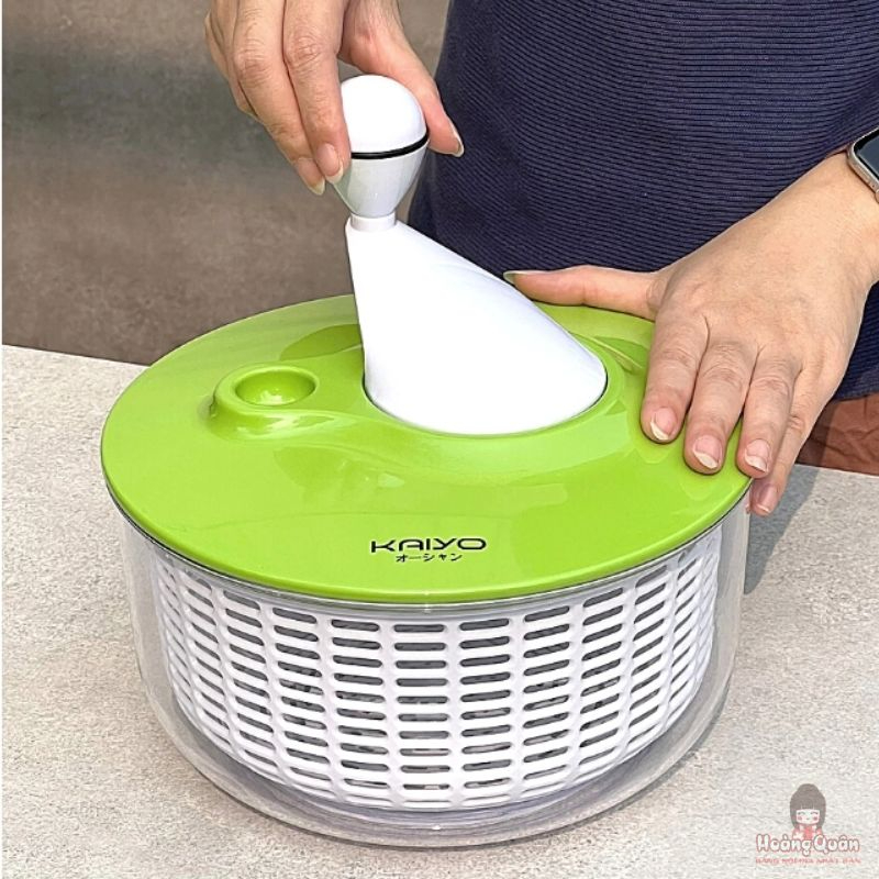 Rổ quay rau Kaiyo màu xanh dung tích 5.5L giá tốt