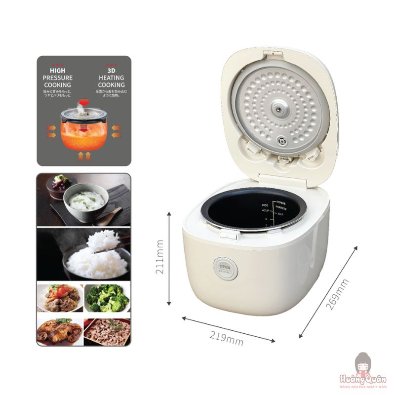 Nồi cơm điện cao tần IH Kaiyo 1L giá tốt